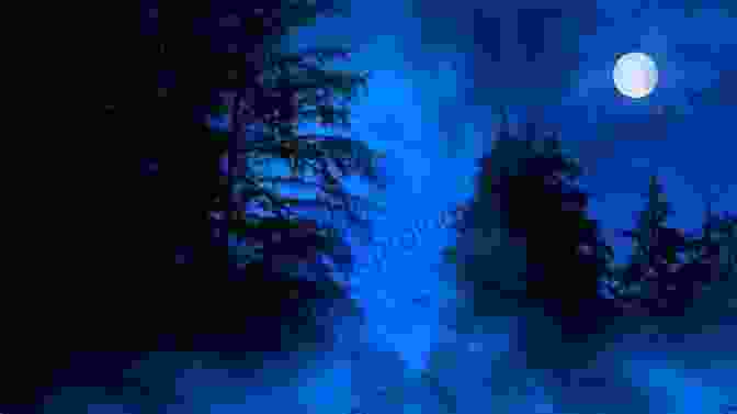 A Blue Moon Hangs In The Sky Over A Forest. Time Trap: Red Moon Science Fiction Time Travel Trilogy 1 (Red Moon Trilogy)