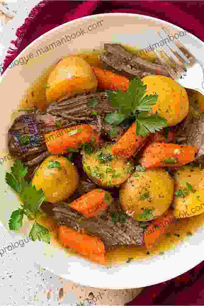A Classic Pot Roast With Tender Beef, Carrots, Celery, And Onions In A Flavorful Broth Sunday Roasts: A Year S Worth Of Mouthwatering Roasts From Old Fashioned Pot Roasts To Glorious Turkeys And Legs Of Lamb