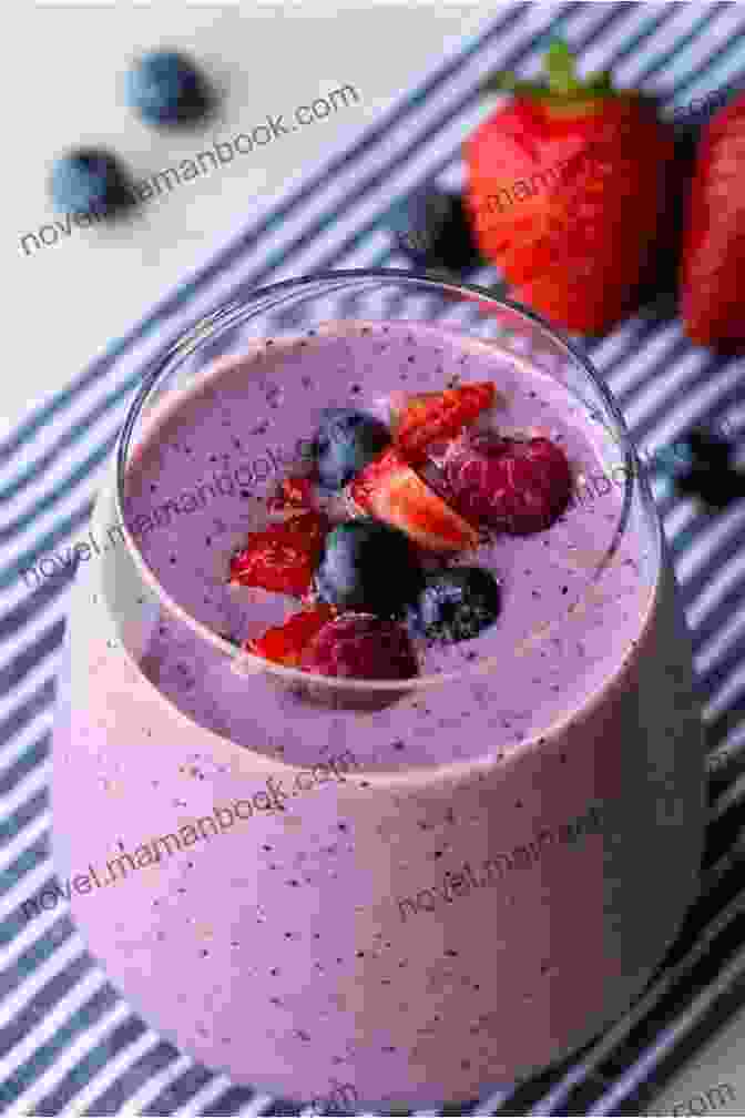 A Glass Of Fresh Fruit Smoothie. Breakfast Cookbook For Beginners: Easy Delicious Breakfast Ideas Breakfast Recipes
