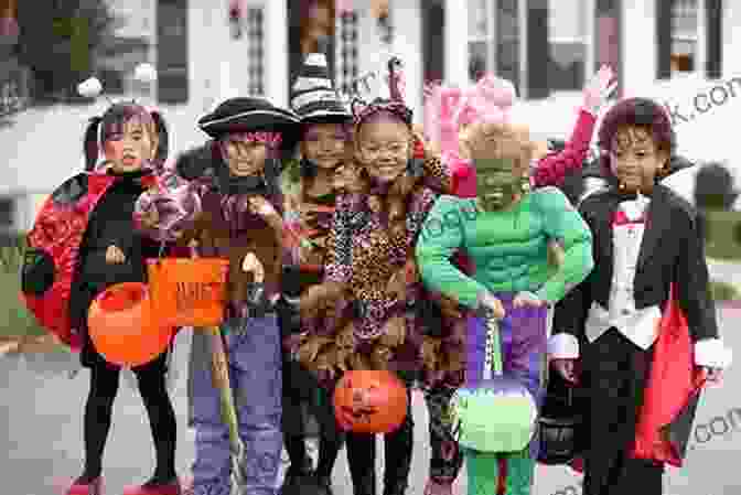 A Group Of Children In Halloween Costumes, Circa 2003 Splores Of A Halloween Twenty Years Ago