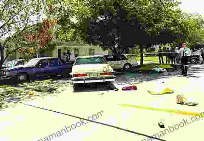 A Photograph Of Police Officers Investigating The Miami Massacre. The Photograph Shows Police Officers Searching For Evidence At A Crime Scene. Miami Massacre (The Executioner 4)