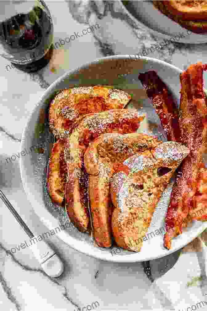 A Plate Of French Toast Slices With A Dusting Of Powdered Sugar. Breakfast Cookbook For Beginners: Easy Delicious Breakfast Ideas Breakfast Recipes
