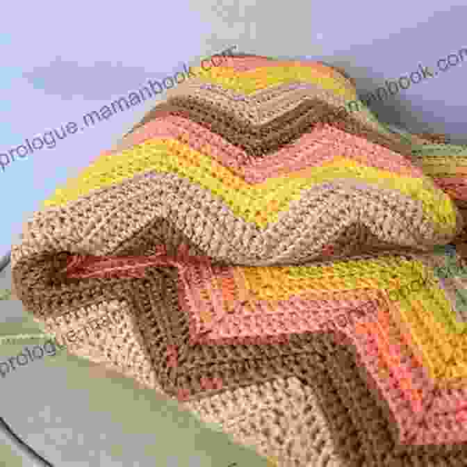 Chevron Afghan Color Combinations Chevron Afghan Vintage Crochet Pattern