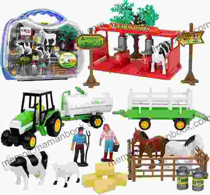 Children Dressed As Farmers, Playing With Toy Animals And Farm Equipment. Prop Box Play: 50 Themes To Inspire Dramatic Play (Gryphon House)