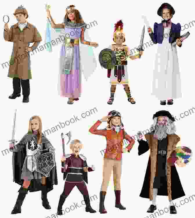 Children Dressed In Different Historical Costumes, Playing With Toys From Different Eras. Prop Box Play: 50 Themes To Inspire Dramatic Play (Gryphon House)