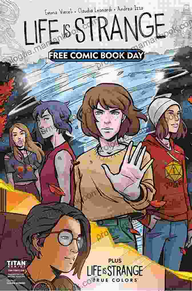 Cover Art For Life Is Strange: FCBD 2024 Emma Vieceli Comic Book, Featuring Max And Chloe Standing In A Field, Surrounded By Butterflies. Life Is Strange FCBD 2024 Emma Vieceli